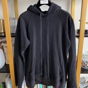 Greg Lauren Black Distressed Hoodie